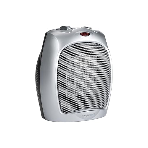 Amazon Basics 1500W Ceramic Space Heater with Thermostat