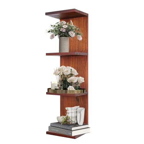 4 Tier Wall Mounted Floating Shelf Unit