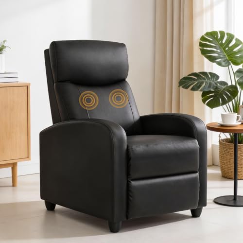 Massage Recliner Chair with Adjustable Lumbar Support