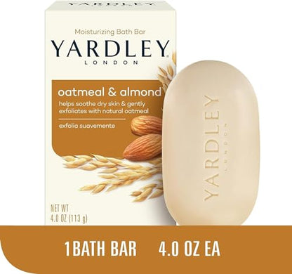 4 Pack Yardley Oatmeal Almond Bar Soap