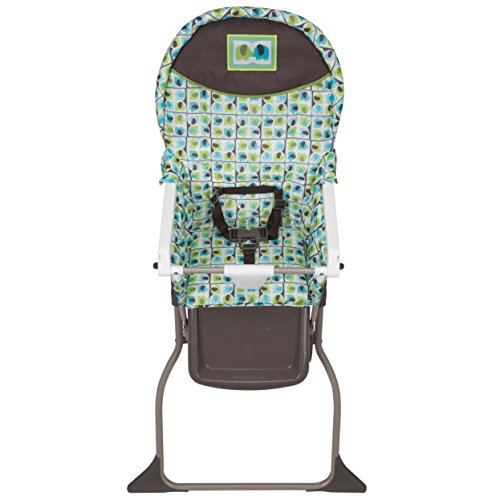 Cosco Simple Fold High Chair with 3-Position Tray (Elephant Squares)