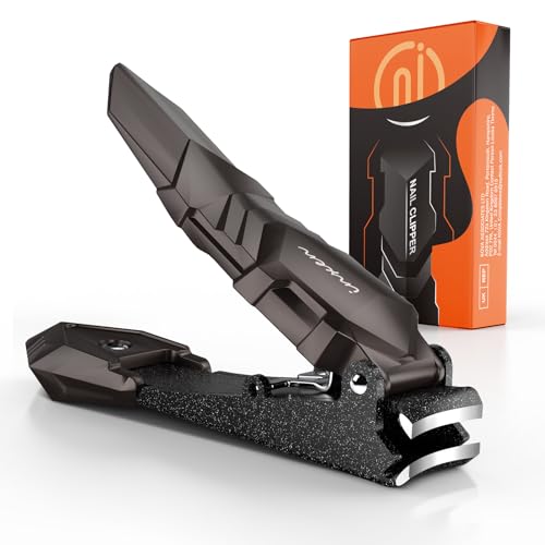 Nail Clippers with Catcher, No Splash, Steel Clippers