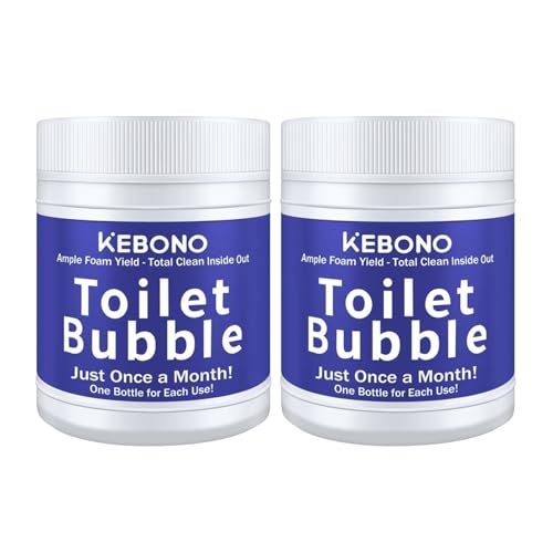 2 Pack Kebono Toilet Cleaner Powder, 8.4 Ounces