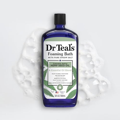 Dr Teal's Epsom Salt Foaming Bath, 34 fl oz