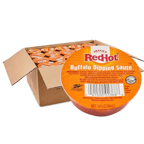100 Pack Frank's RedHot Buffalo Dipping Sauce Cups (OU)