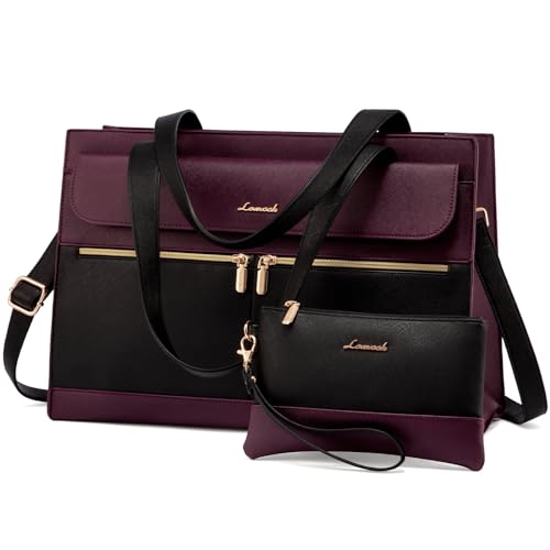 15.6 Inch Laptop Tote Bag Waterproof Work Briefcase