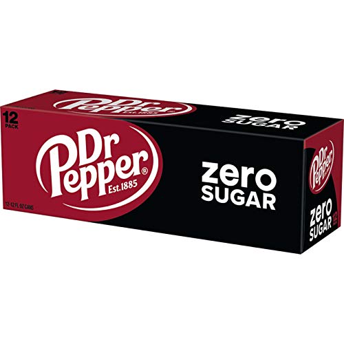 Dr Pepper Zero Sugar 12oz, 12-Pack