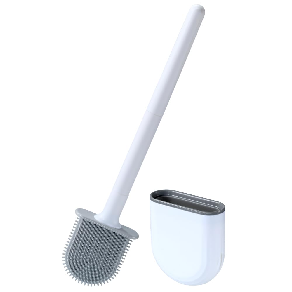 VIWIK Silicone Toilet Brush and Holder Set