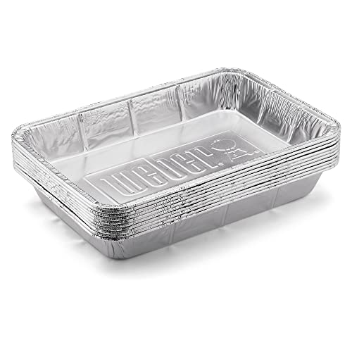 10 Pack Weber Large Aluminum Drip Pans