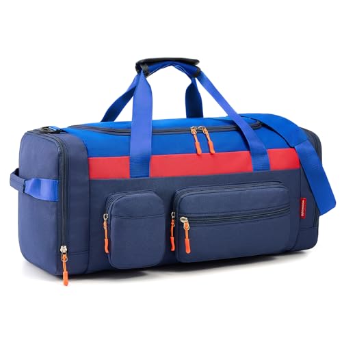Kids Travel Duffle Bag with Shoe and Wet Pockets
