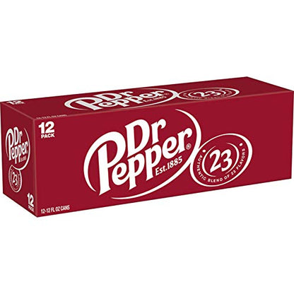 Dr Pepper Soda 12-Pack Cans 12 fl oz