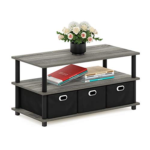 Furinno Turn-N-Tube Modern Coffee Table, 31 Inch