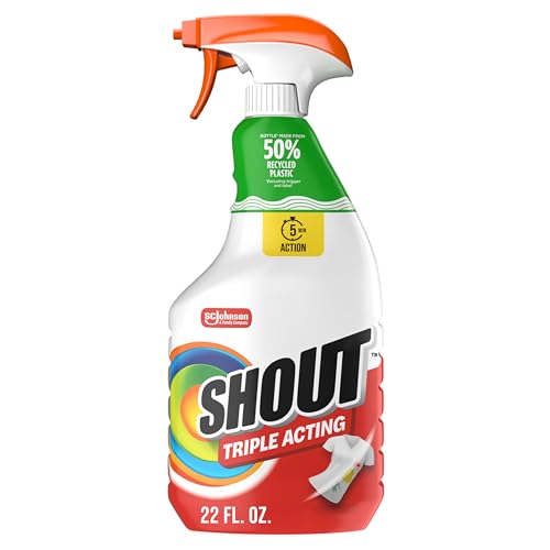 22oz SHOUT Triple-Acting Laundry Stain Remover Spray