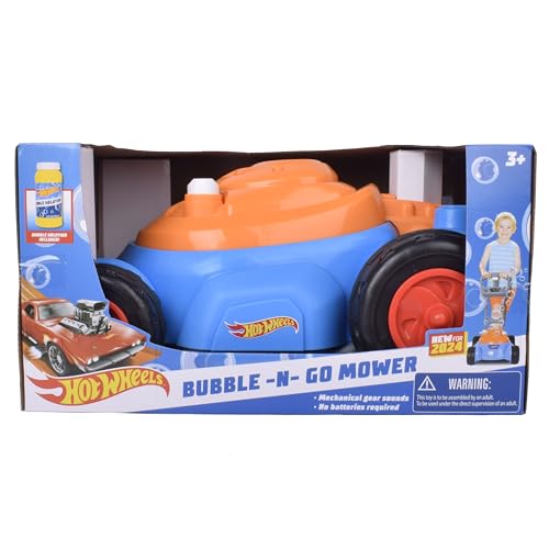 Hot Wheels Bubble Lawn Mower for Toddlers