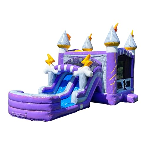 JumpOrange Commercial Inflatable Bounce House Water Slide Combo