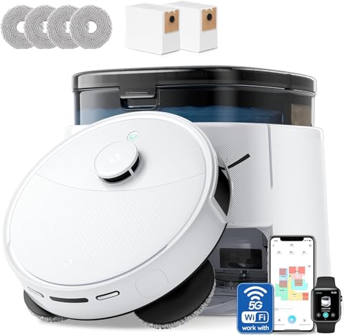 Lefant 12000Pa Self-Emptying Robot Vacuum and Mop