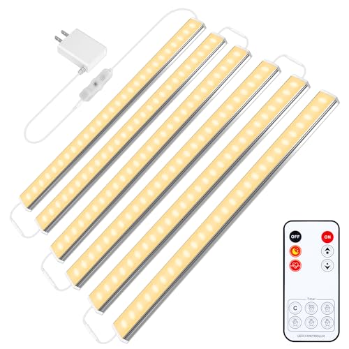 6 Pcs Under Cabinet Lights for Kitchen