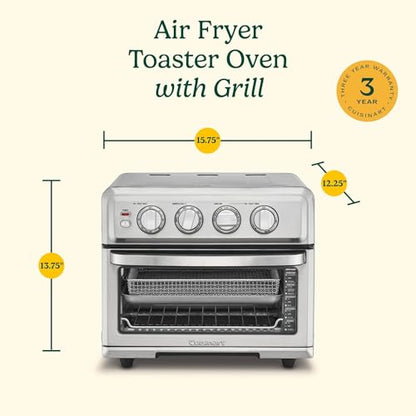 Cuisinart Air Fryer Toaster Oven, 8-in-1 Stainless Steel