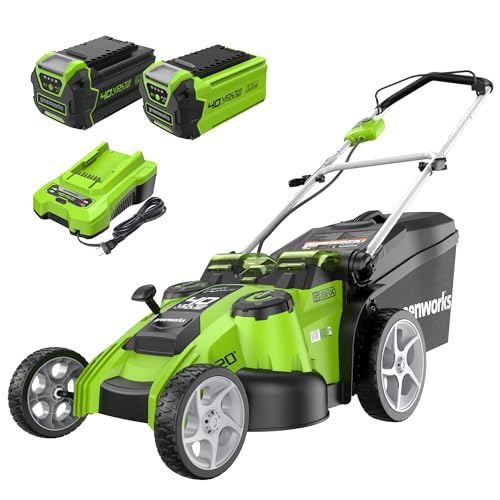 Greenworks 40V 20" Twin Blade Cordless Lawn Mower