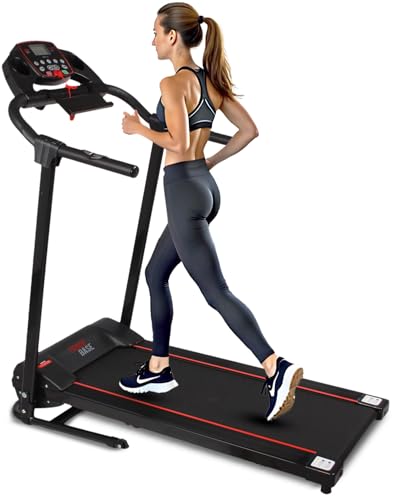 SereneLife Folding Electric Treadmill with Bluetooth App