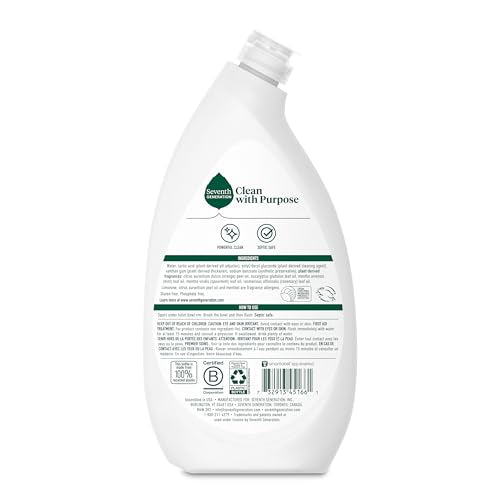 Seventh Generation Mint Toilet Bowl Cleaner 4 Pack