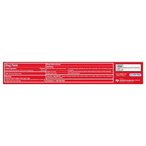 6 Pack Colgate Cavity Protection Toothpaste