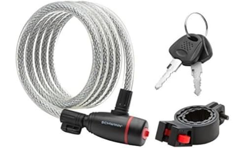 6 ft Schwinn Bike Cable Lock with Keys