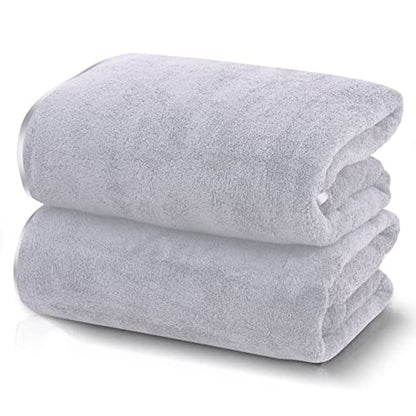 TENSTARS Quick Drying Microfiber Bath Towels - 2 Pack