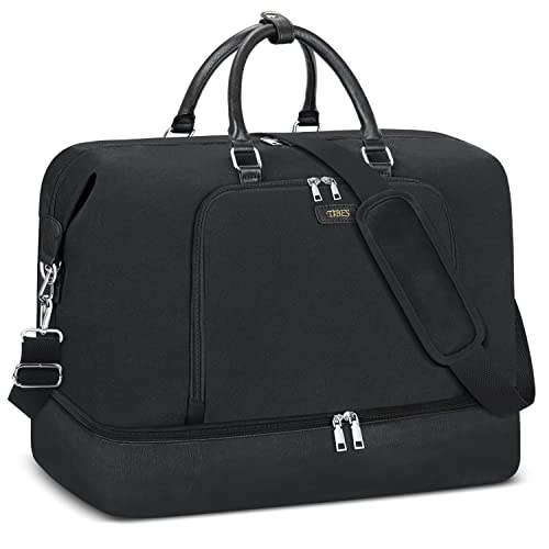 50L Weekender Duffel Bag with Shoe Compartment