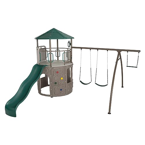 Lifetime Adventure Tower Outdoor Swing Set Playset