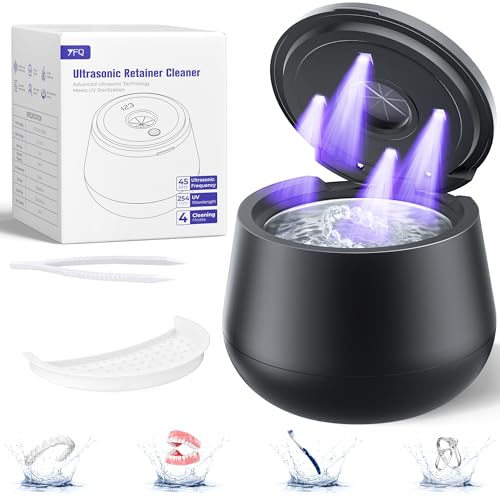 45kHz Ultrasonic UV Denture Cleaner Pod 200ML