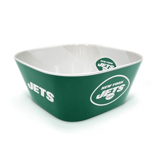 YouTheFan NFL New York Jets Large Party Bowl