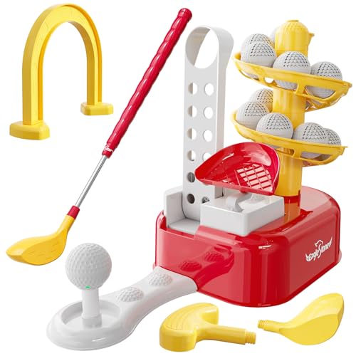 Kids Golf Toy Set with Automatic Ball Dispenser