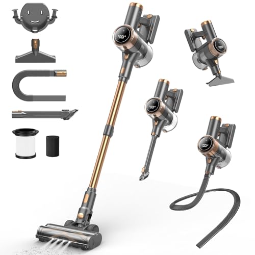 Cordless Stick Vacuum Cleaner with LED Touch Screen