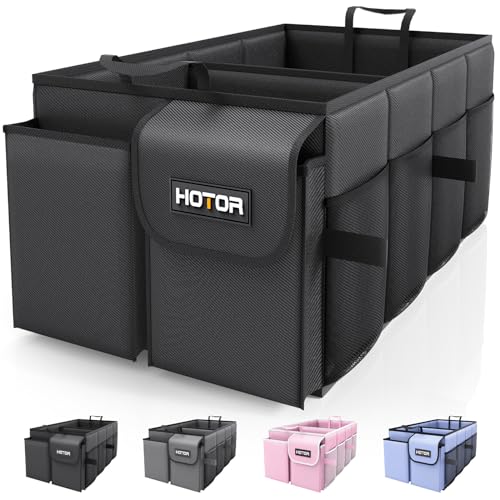 2 Compartment Foldable Car Trunk Organizer