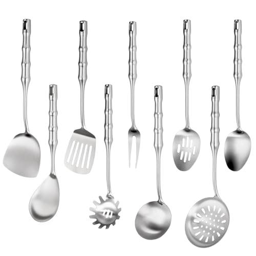 9 Piece Stainless Steel Kitchen Utensil Set