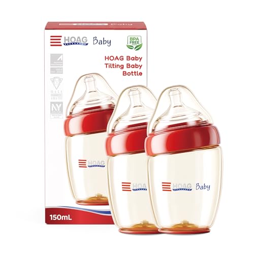 2 Pack Anti-Colic 5oz PPSU Baby Bottles