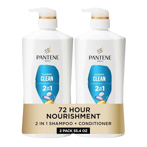 2 Pack Pantene 2-in-1 Shampoo Conditioner 27.7oz