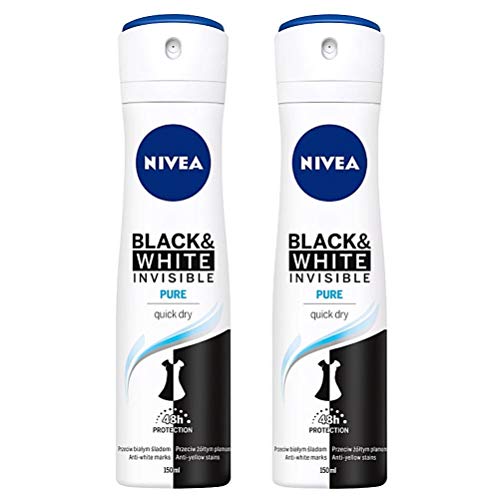2 Pack NIVEA Invisible Anti-Perspirant Deodorant Spray 150ml