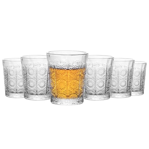 6 Pack 1.5oz Fancy Shot Glasses for Tequila