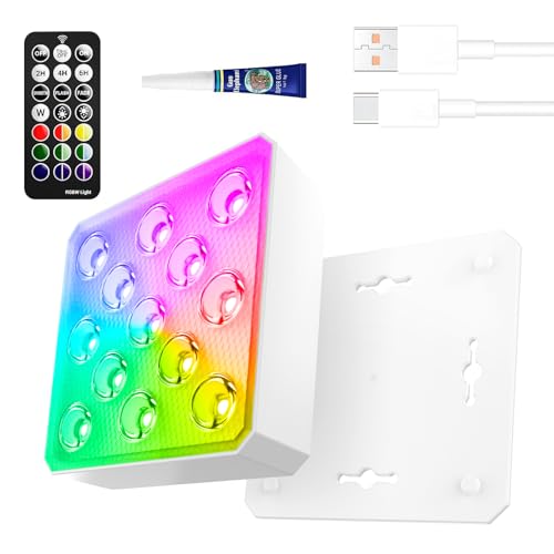 1 Pack Submersible LED Light with Remote