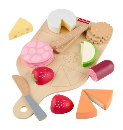 Fisher-Price 19-Piece Wooden Pretend Charcuterie Playset