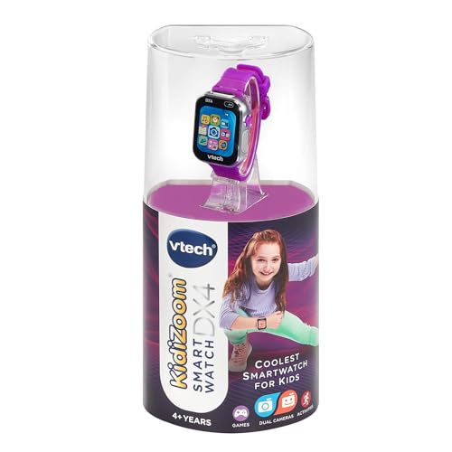 VTech KidiZoom Smartwatch DX4 for Kids, Purple