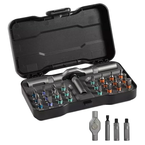 24-in-1 Magnetic Ratcheting Screwdriver Set with Bits