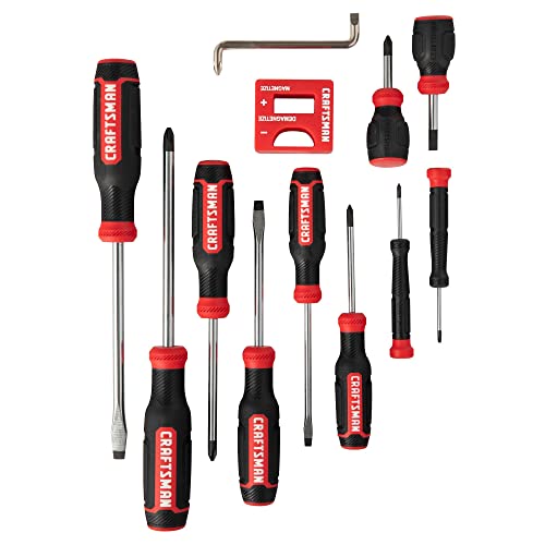 12 Piece CRAFTSMAN Bi-Material Screwdriver Set