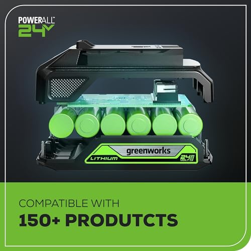 Greenworks 24V Brushless Hammer Drill with Battery
