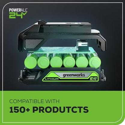 Greenworks 24V Brushless Hammer Drill with Battery