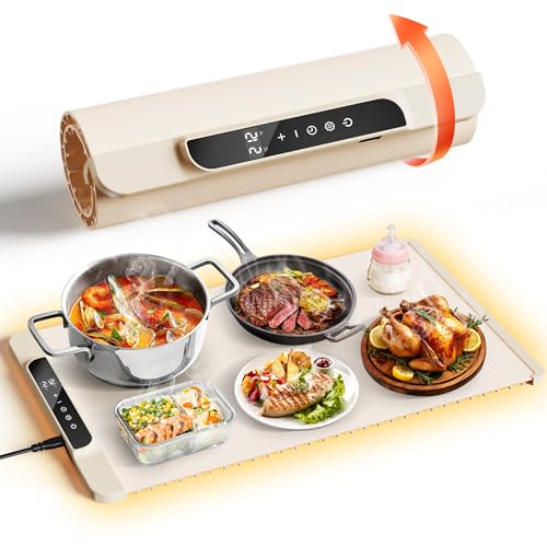 Electric Food Warming Mat, Fast Heating Buffet Tray