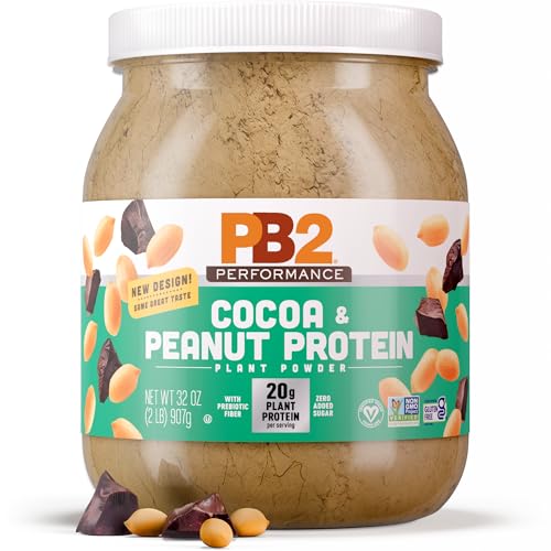 PB2 Vegan Protein Powder | 20g Complete Protein, Prebiotic Fiber
