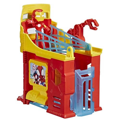 Hasbro Spidey Stark Tower Playset with Iron Man Figure